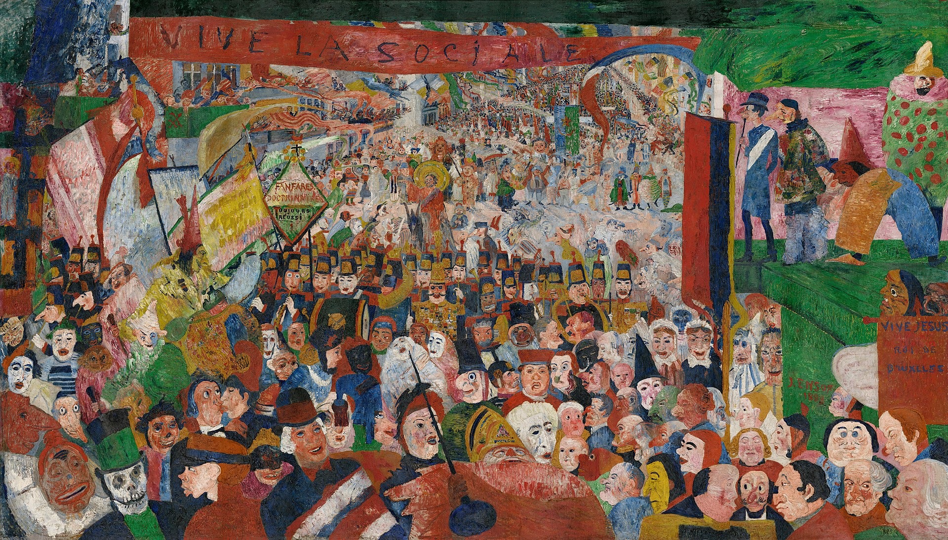 Christ's Entry into Brussels in 1889
